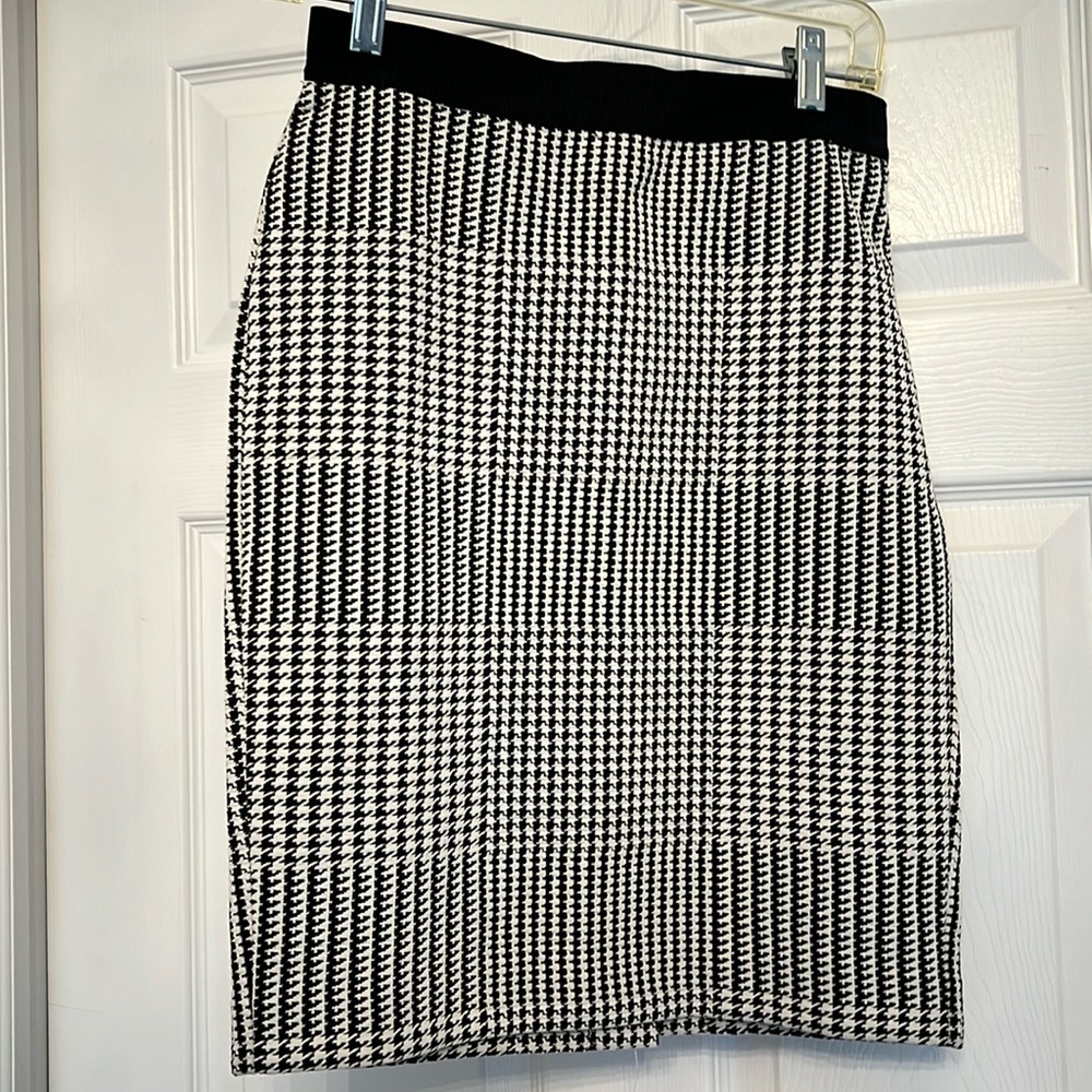 Black and white skirt